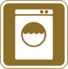 Laundry Tourist Sign Clip Art